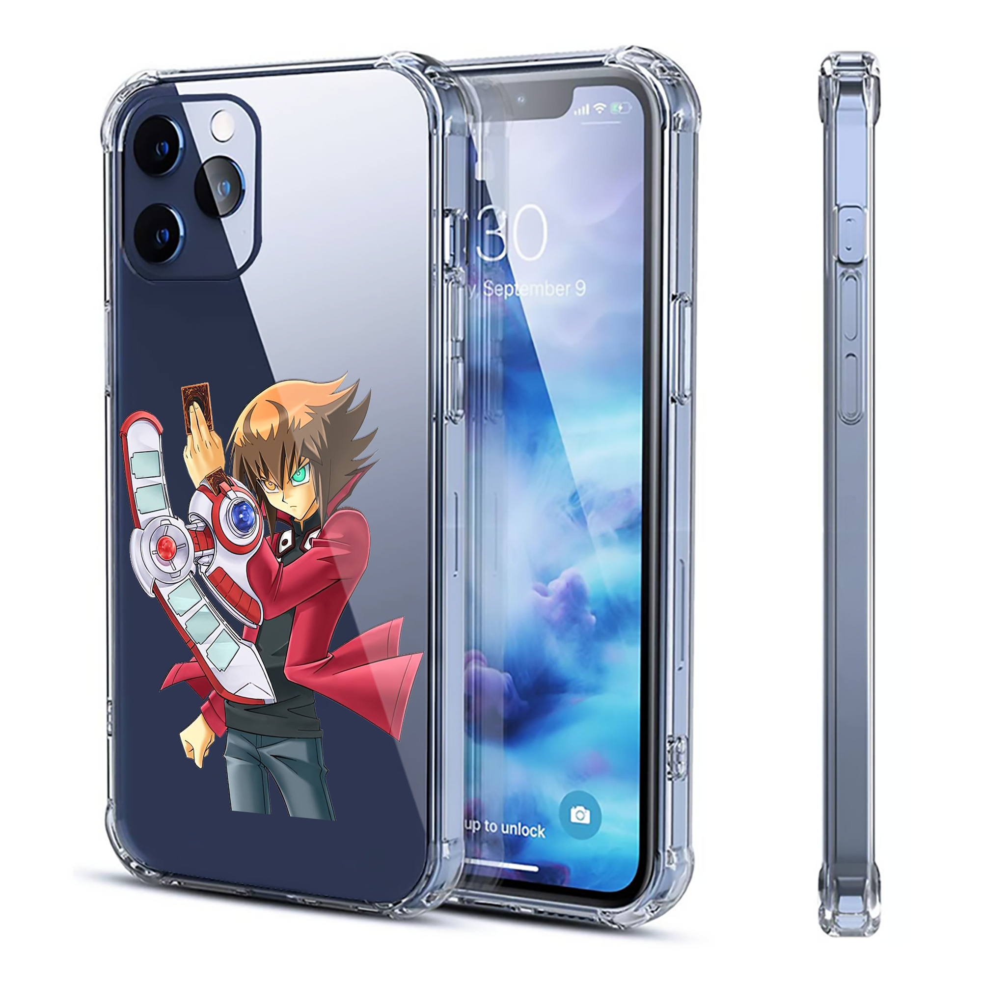 （画像用） 遊☆戯☆王 Yu-Gi-Oh! 【iPhone 12シリーズ対応】透明スマホケース（クリアソフトケース）